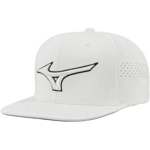 imageMizuno Golf Tour Flat Snapback HatWhiteWhite