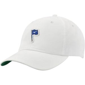 imageMizuno Unisex Adult Pin High Relaxed Golf CapWhite