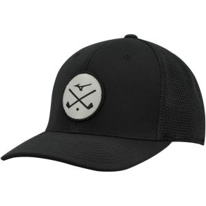 imageMizuno Crossed Clubs Meshback Golf HatBlack