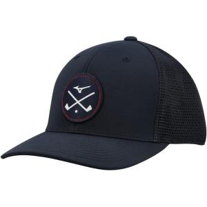 imageMizuno Crossed Clubs Meshback Golf HatNavy