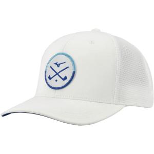 imageMizuno Crossed Clubs Meshback Golf HatWhite