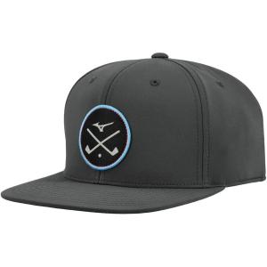 imageMizuno Unisex Crossed Clubs Snapback HatCharcoal