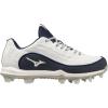 imageMizuno Womens Finch Elite 6 Low TPU Softball CleatWhiteNavy