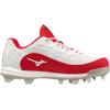 imageMizuno Womens Finch Elite 6 Low TPU Softball CleatWhiteRed