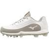 imageMizuno Womens Finch Elite 6 Low TPU Softball CleatWhiteGrey