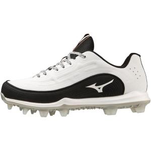 imageMizuno Womens Finch Elite 6 Low TPU Softball CleatWhiteBlack