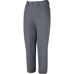 imageMizuno Adult Womens Belted Low Rise Fastpitch Softball PantDark Charcoal