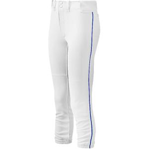 imageMizuno Adult Womens Belted Piped Fastpitch Softball PantRoyal Blue