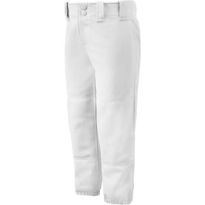 imageMizuno Girls Belted Fastpitch Softball PantWhite