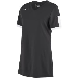 imageMizuno Womens Aerolite VNeck JerseyBlackwhite
