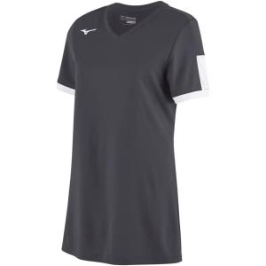 imageMizuno Womens Aerolite VNeck JerseyCharcoalwhite
