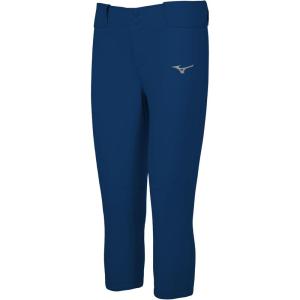imageMizuno Womens Belted Stretch Fastpitch Softball PantNavy