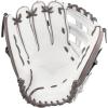 imageMizuno Prime Elite Fastpitch Softball Glove Series I Oil Soft Plus Leather  Professional Patterns  Finger Core Technology Ultra Soft Pro Palm LinerWhiteGrey H Web