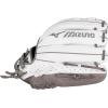 imageMizuno Prime Elite Fastpitch Softball Glove Series I Oil Soft Plus Leather  Professional Patterns  Finger Core Technology Ultra Soft Pro Palm LinerWhiteGrey Trident Web
