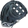imageMizuno Prospect Select Fastpitch Softball GloveBlackWhite Catchers Mitt