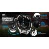 imageMizuno Prospect Select Fastpitch Softball GloveTartan Flex Web  BlackWhite