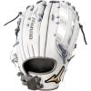 imageMizuno Prime Elite Fastpitch Softball Glove Series I Oil Soft Plus Leather  Professional Patterns  Finger Core Technology Ultra Soft Pro Palm LinerWhiteGrey H Web