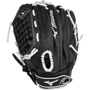 imageMizuno Prospect Select Fastpitch Softball GloveTartan Flex Web  BlackWhite