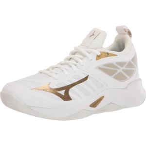 imageMizuno Womens Wave Dimension Volleyball ShoeWhitegold
