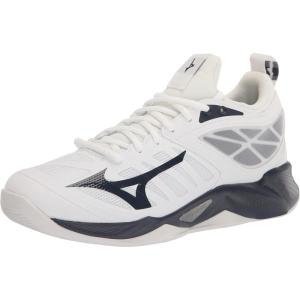 imageMizuno Womens Wave Dimension Volleyball ShoeWhitenavy