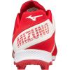 imageMizuno Boys Wave Lightrevo Youth Baseball ShoeRedwhite