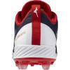 imageMizuno Mens Dominant 4 TPU Baseball ShoeNavyRed