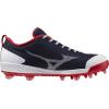 imageMizuno Mens Dominant 4 TPU Baseball ShoeNavyRed