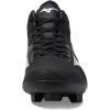 imageMizuno Mens Wave Lightrevo Mid Baseball ShoeBlackWhite