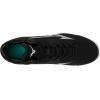 imageMizuno Mens Wave Lightrevo Mid Baseball ShoeBlackWhite