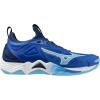 imageMizuno UnisexAdult Wave Momentum 3 Volleyball ShoeMugen Blue