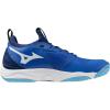 imageMizuno UnisexAdult Wave Momentum 3 Volleyball ShoeMugen Blue