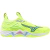 imageMizuno UnisexAdult Wave Momentum 3 Volleyball ShoeNeo Lime