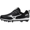 imageMizuno unisexadult Ambition 2 Tpu Low Molded Baseball CleatBlackWhite