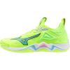 imageMizuno UnisexAdult Wave Momentum 3 Volleyball ShoeNeo Lime