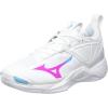 imageMizuno Womens Wave Momentum 3 Volleyball ShoeWhite Pinkglo Blueatoll