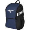 imageMizuno Youth Future Backpack  Youth Baseball ampamp Youth Softball Bag  2 Sleeves for BatsWater Bottles Large Main CompartmentNavyBlack