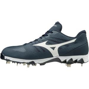 imageMizuno Mens 9Spike Ambition Low MetalNavywhite 5100