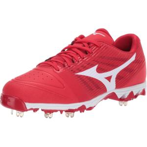 imageMizuno Mens 9Spike Ambition Low MetalRedwhite 1000