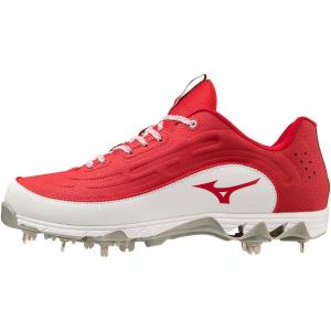 imageMizuno Mens Mizuno 9Spike Ambition 3 Baseball CleatRedwhite