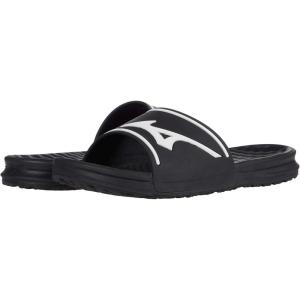 imageMizuno Mens Runbird Slide Baseball ShoeBlackWhite