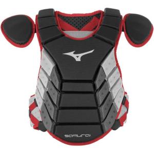 imageMizuno Mizuno Samurai Baseball Chest ProtectorBlackCardinal