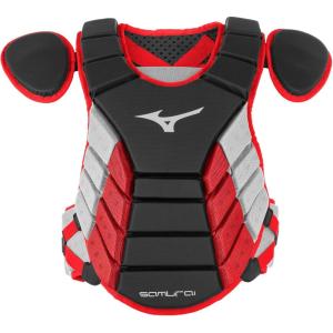 imageMizuno Mizuno Samurai Baseball Chest ProtectorBlackRed