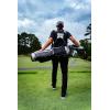 imageMizuno BRD2 Golf Carry Bag  4 Way Top Cuff  2 Full Length Dividers  Dual Shoulder Straps  Manual OpenClose Mini Stand Legs  Detachable Mod PouchHeathered Grey
