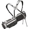imageMizuno BRD2 Golf Carry Bag  4 Way Top Cuff  2 Full Length Dividers  Dual Shoulder Straps  Manual OpenClose Mini Stand Legs  Detachable Mod PouchHeathered Grey