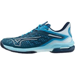imageMizuno Mens Wave Exceed Tour 6 Ac Tennis ShoeMoroccan Bluewhite