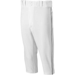 imageMizuno Adult Mens Premier Piped Short Baseball PantWhiteBlack