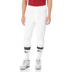imageMizuno Adult Mens Premier Piped Short Baseball PantWhiteRed