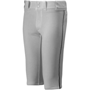 imageMizuno Youth Premier Piped Short Baseball PantGreyBlack