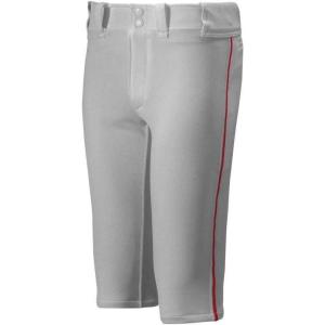 imageMizuno Youth Premier Piped Short Baseball PantGreyRed