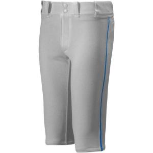 imageMizuno Youth Premier Piped Short Baseball PantGreyRoyal